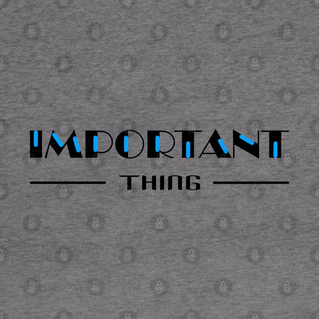 14 - IMPORTANT THING by SanTees